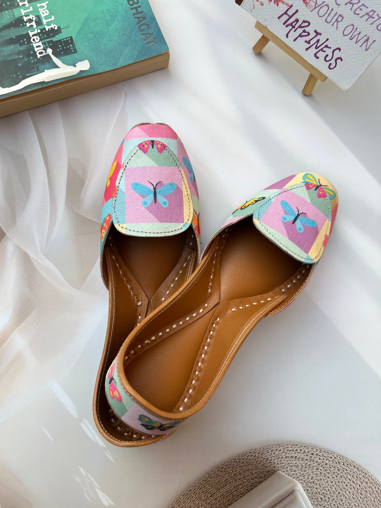 COLOURFUL BUTTERFLY LOAFERS