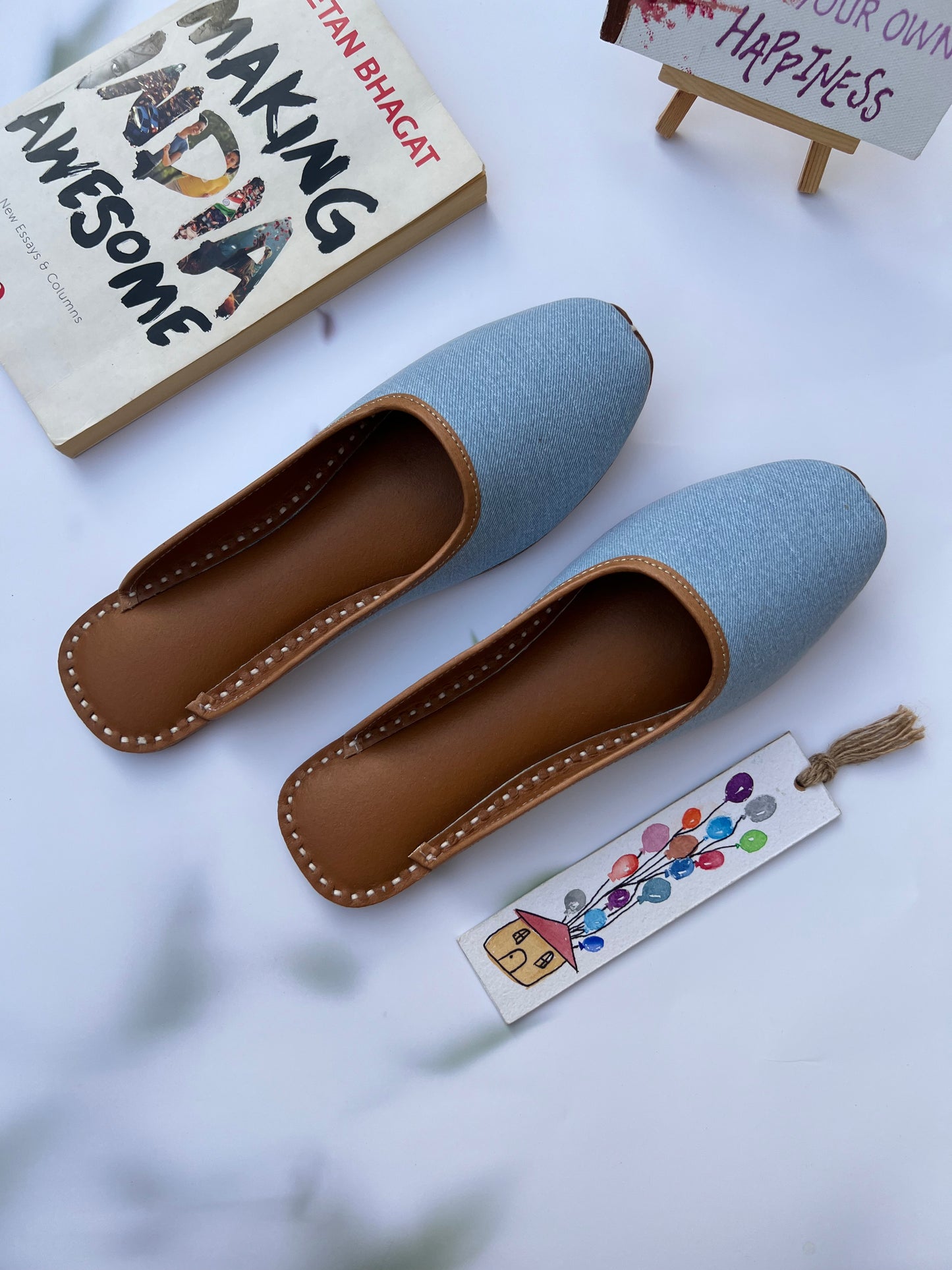 PURANI JEANS SLIPONS (DENIM COLOUR)