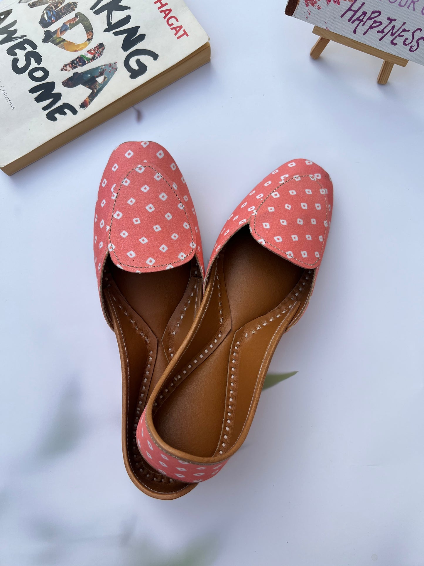 BANDHANI LOAFERS (PEACH COLOR)
