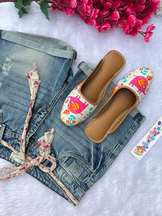 HAATHI RAJA SLIPONS (pink colour)