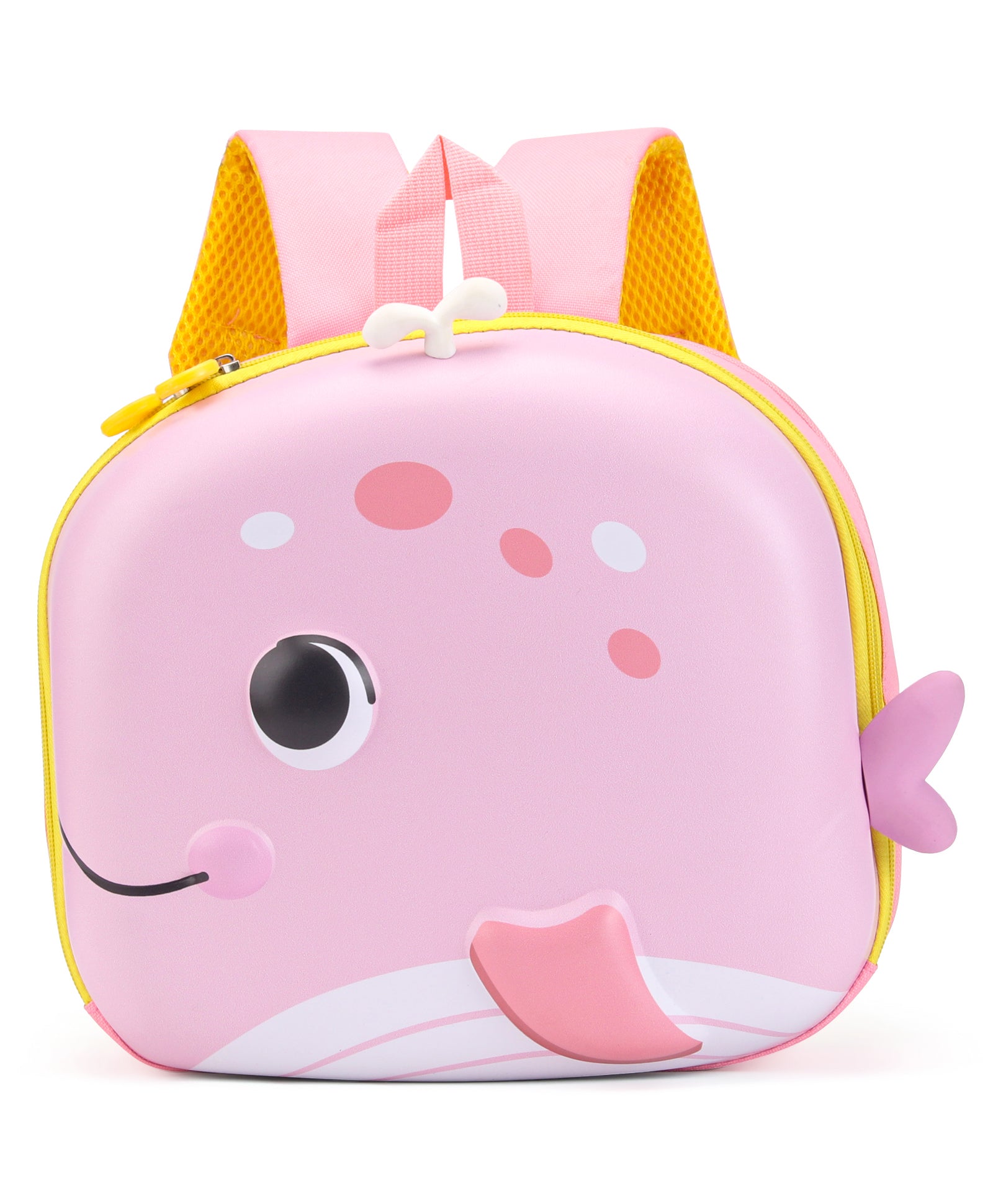 Fish Design 3D Hard Case Backpack Pink