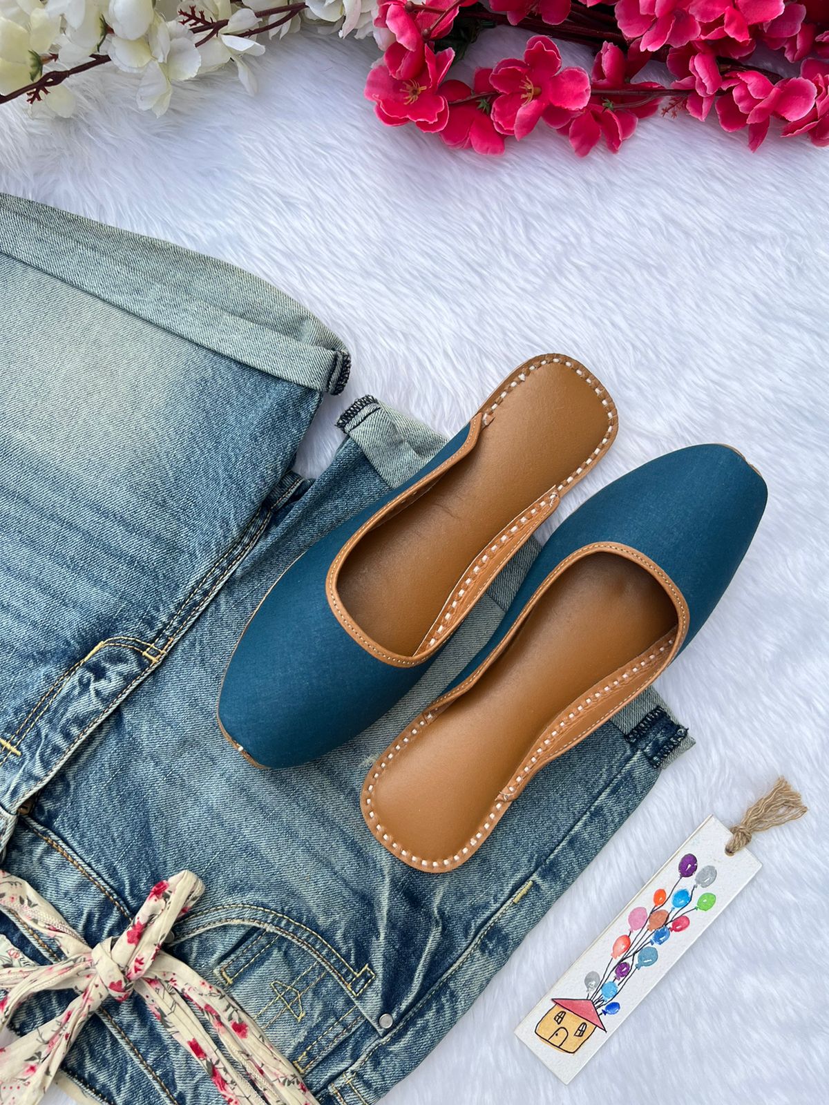 SAPPHIRE SLIPONS (blue color)