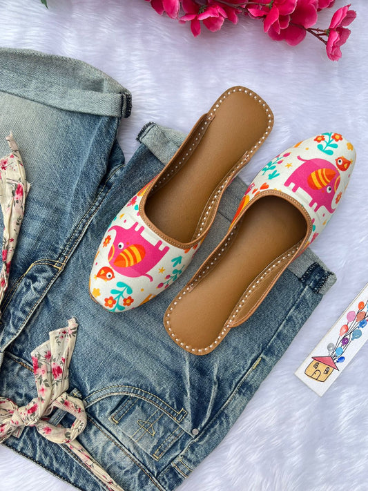 HAATHI RAJA SLIPONS (pink colour)