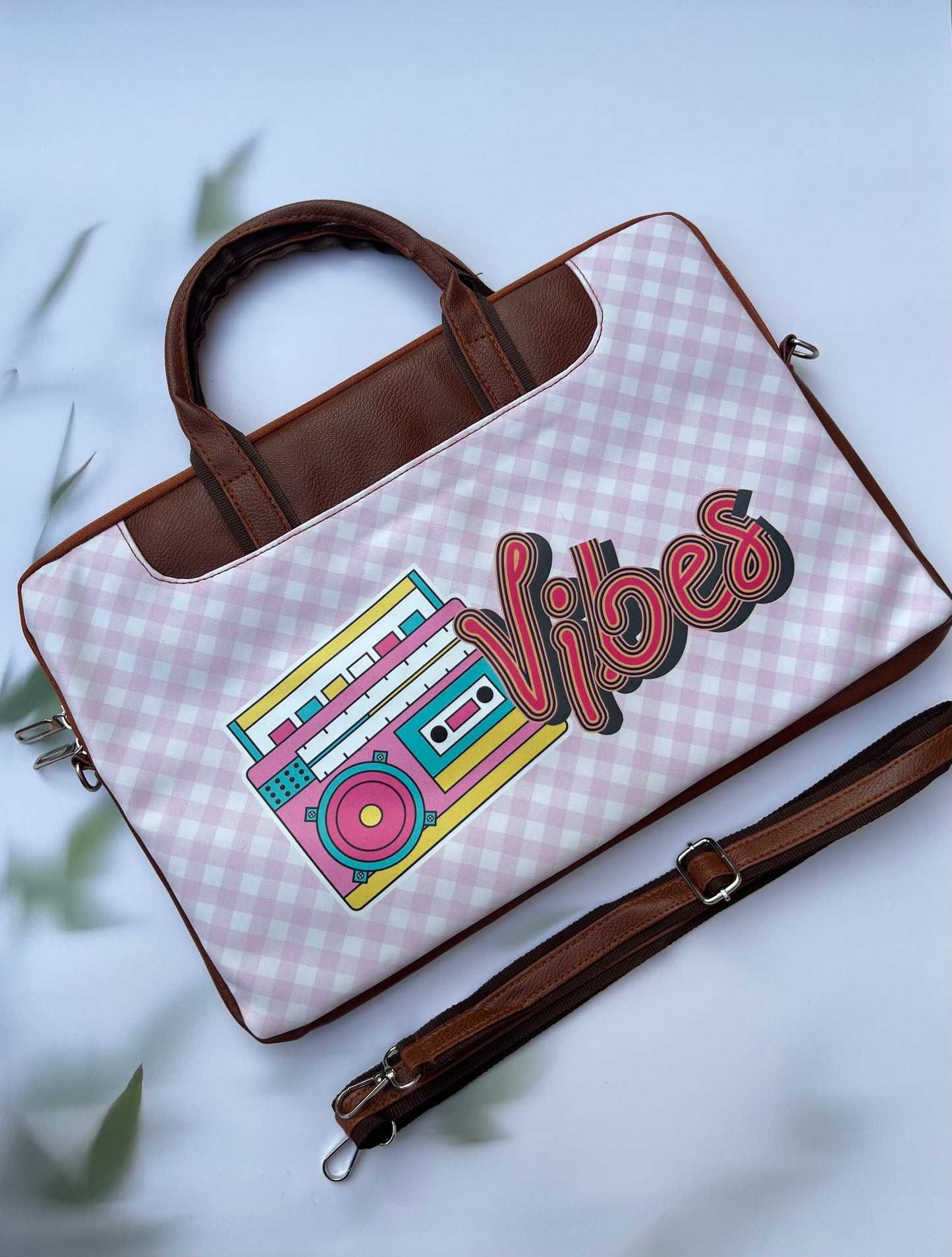 LAPTOP BAG:- CRAZY VIBES