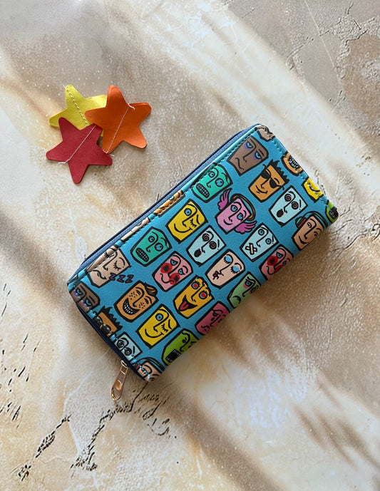 LONG WALLET:-EMOJIS (SINGLE COMPARTMENT)