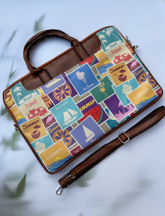 LAPTOP BAG:- SUMMER VIBES