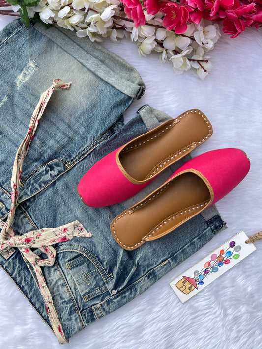 PRINCESS SLIPONS (hot pink colour)