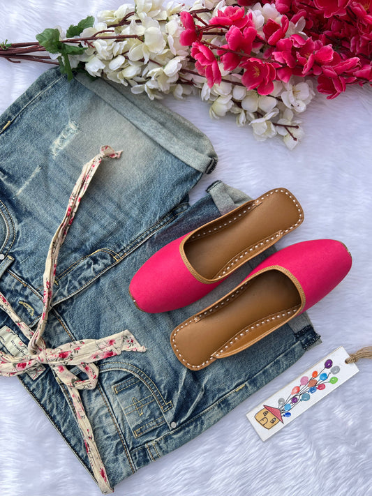 PRINCESS SLIPONS (hot pink colour)