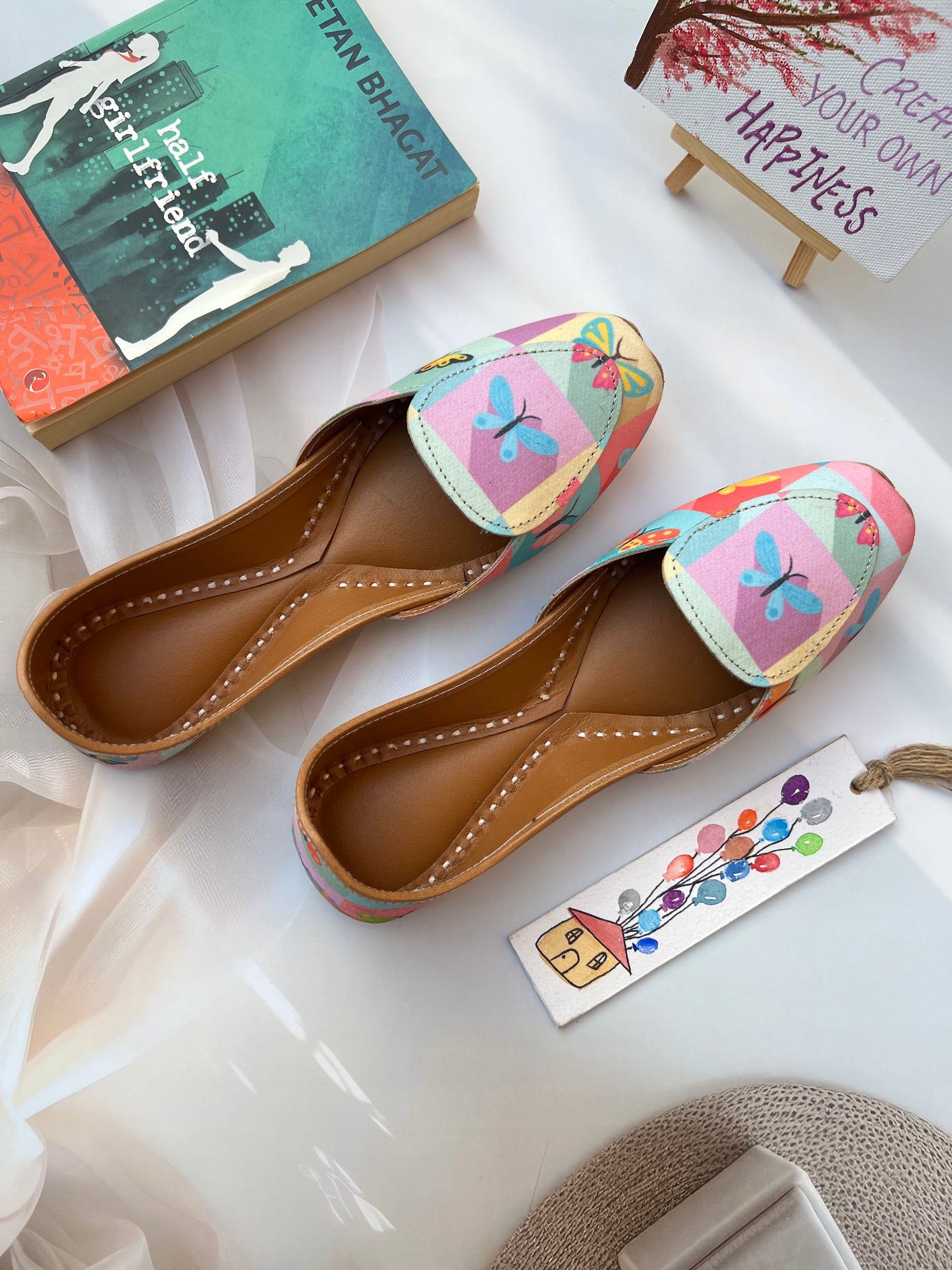 COLOURFUL BUTTERFLY  LOAFERS