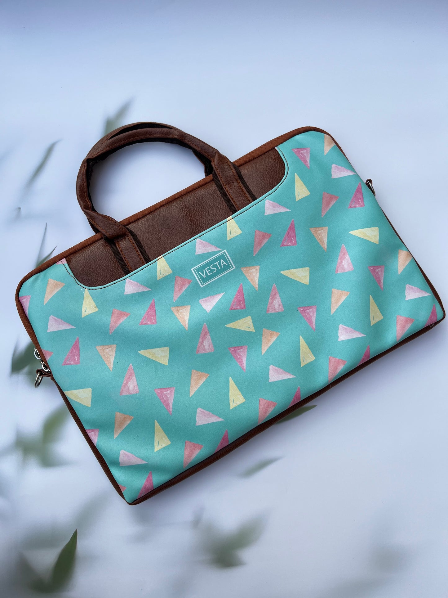LAPTOP BAG:- BLUE LAGOON