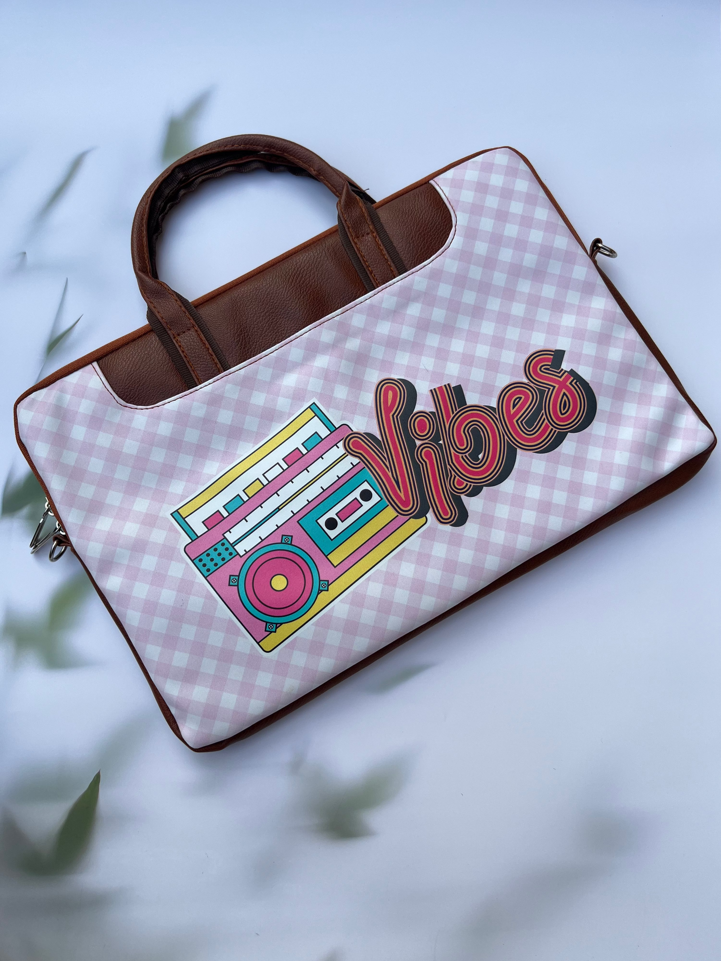 LAPTOP BAG:- CRAZY VIBES