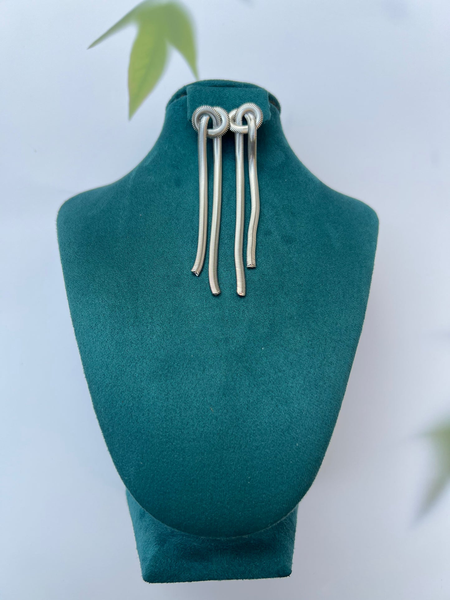 EARRINGS :- SILVER HOOPS