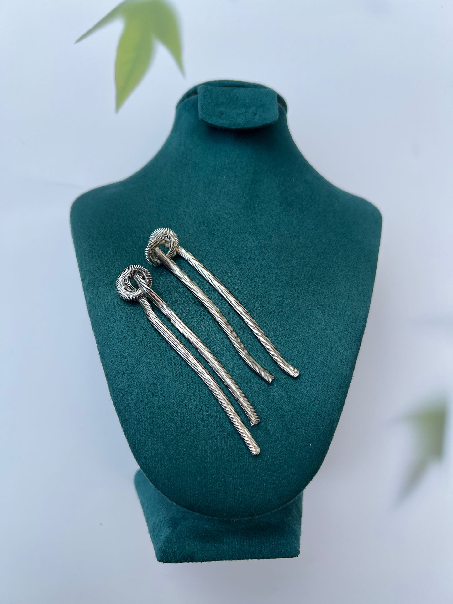 EARRINGS :- SILVER HOOPS