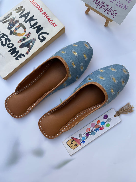 SPARKLE JEANS SLIPONS