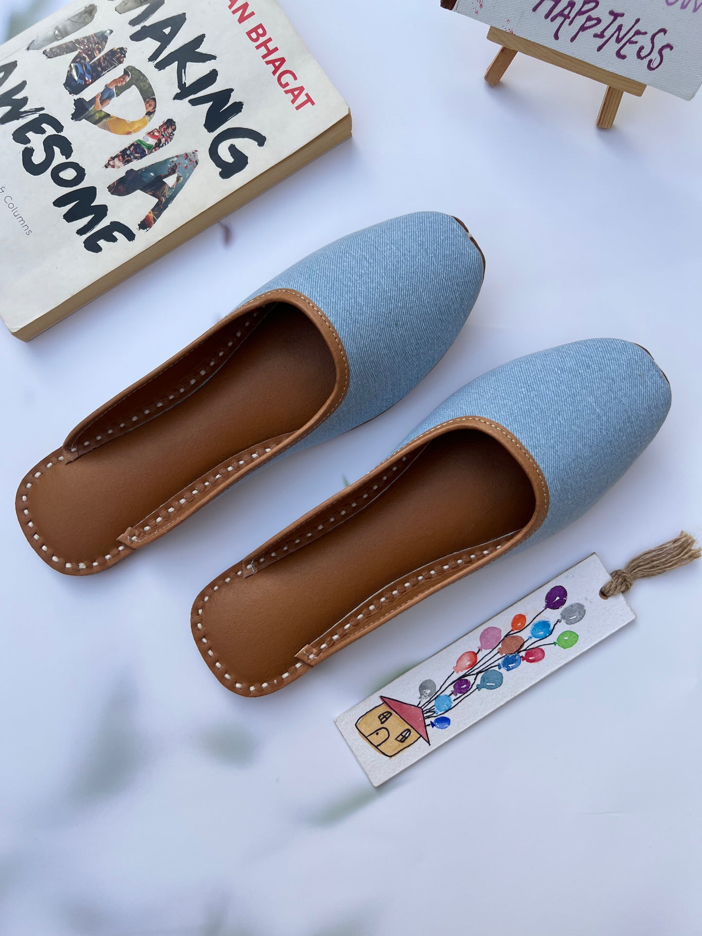 PURANI JEANS SLIPONS (DENIM COLOUR)