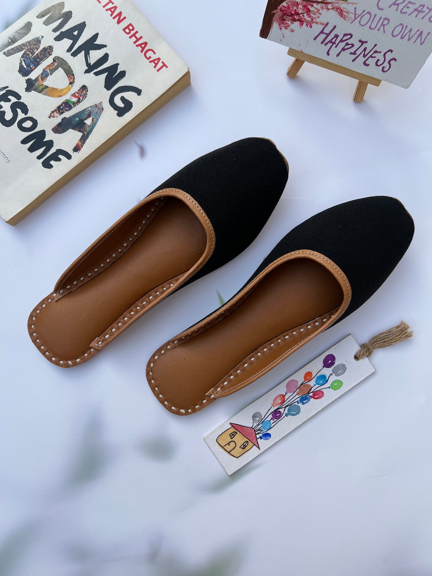 REBEL SLIPONS (BLACK DENIM)
