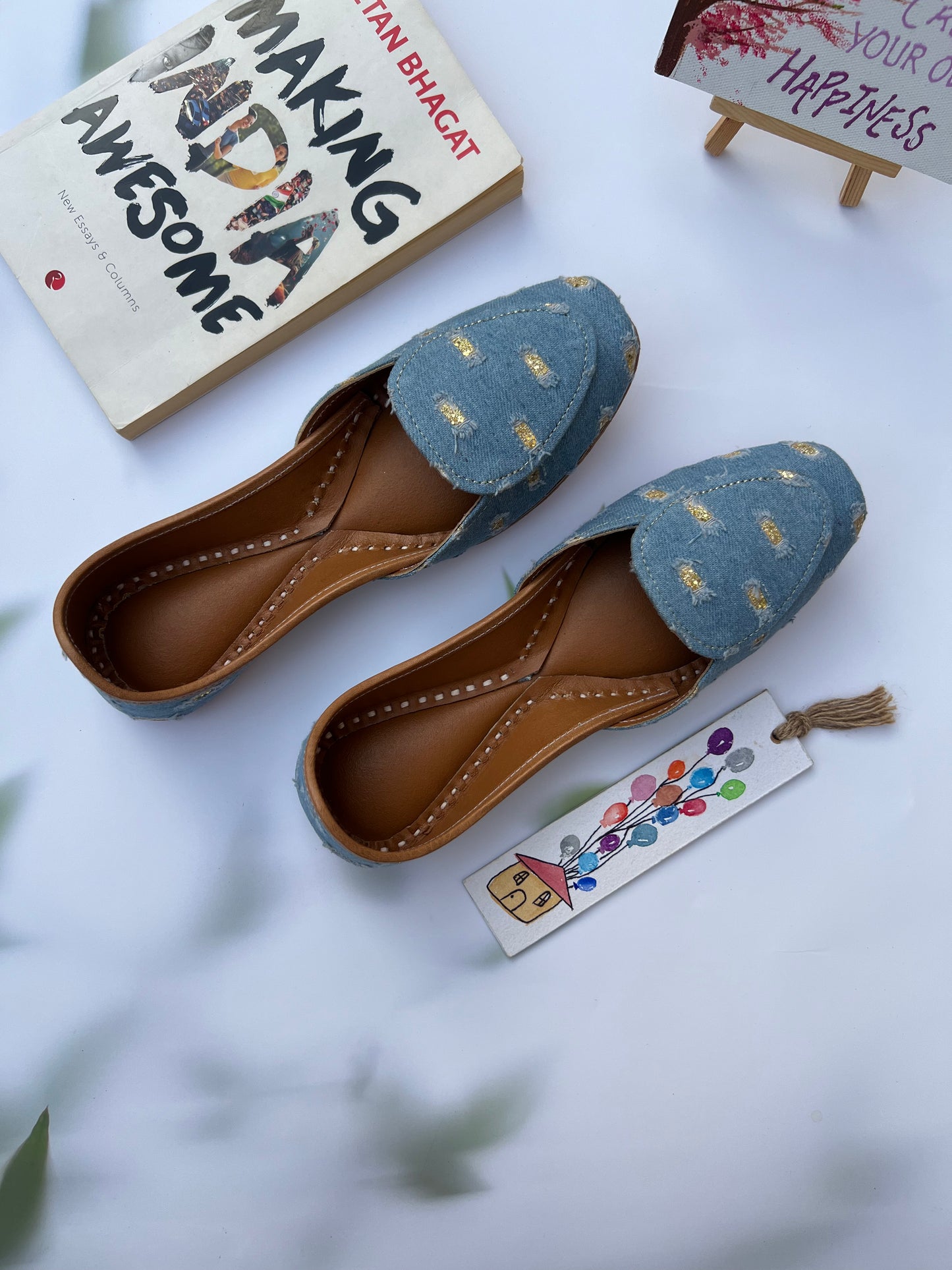 SPARKLE JEANS LOAFERS