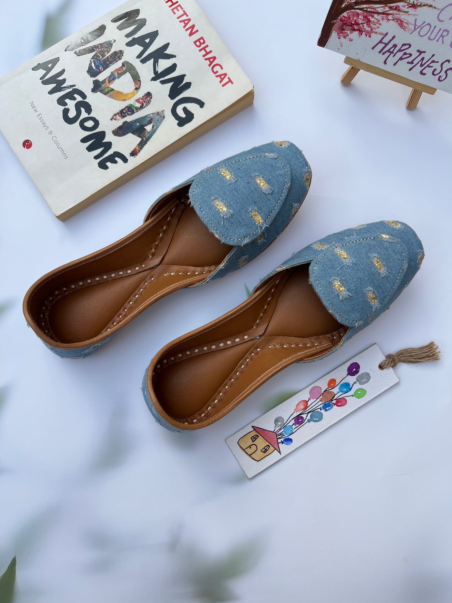 SPARKLE JEANS LOAFERS