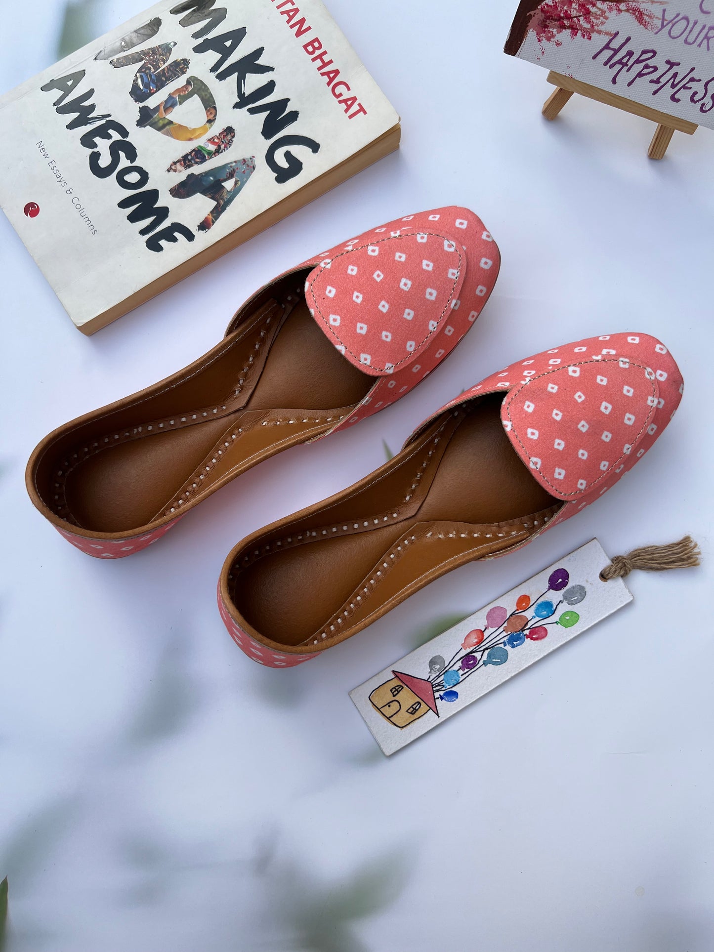 BANDHANI LOAFERS (PEACH COLOR)