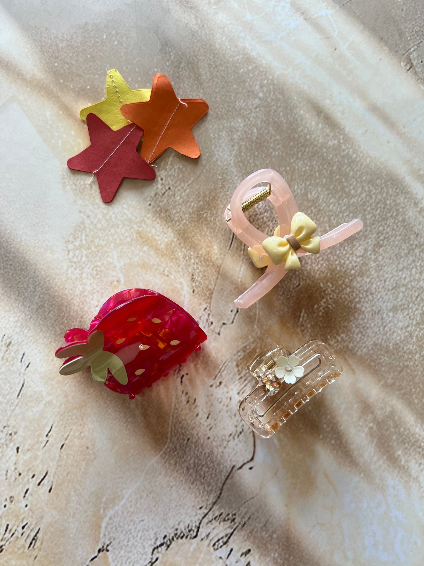 BERRY-MERRY CLAW CLIPS:- PACK OF 3