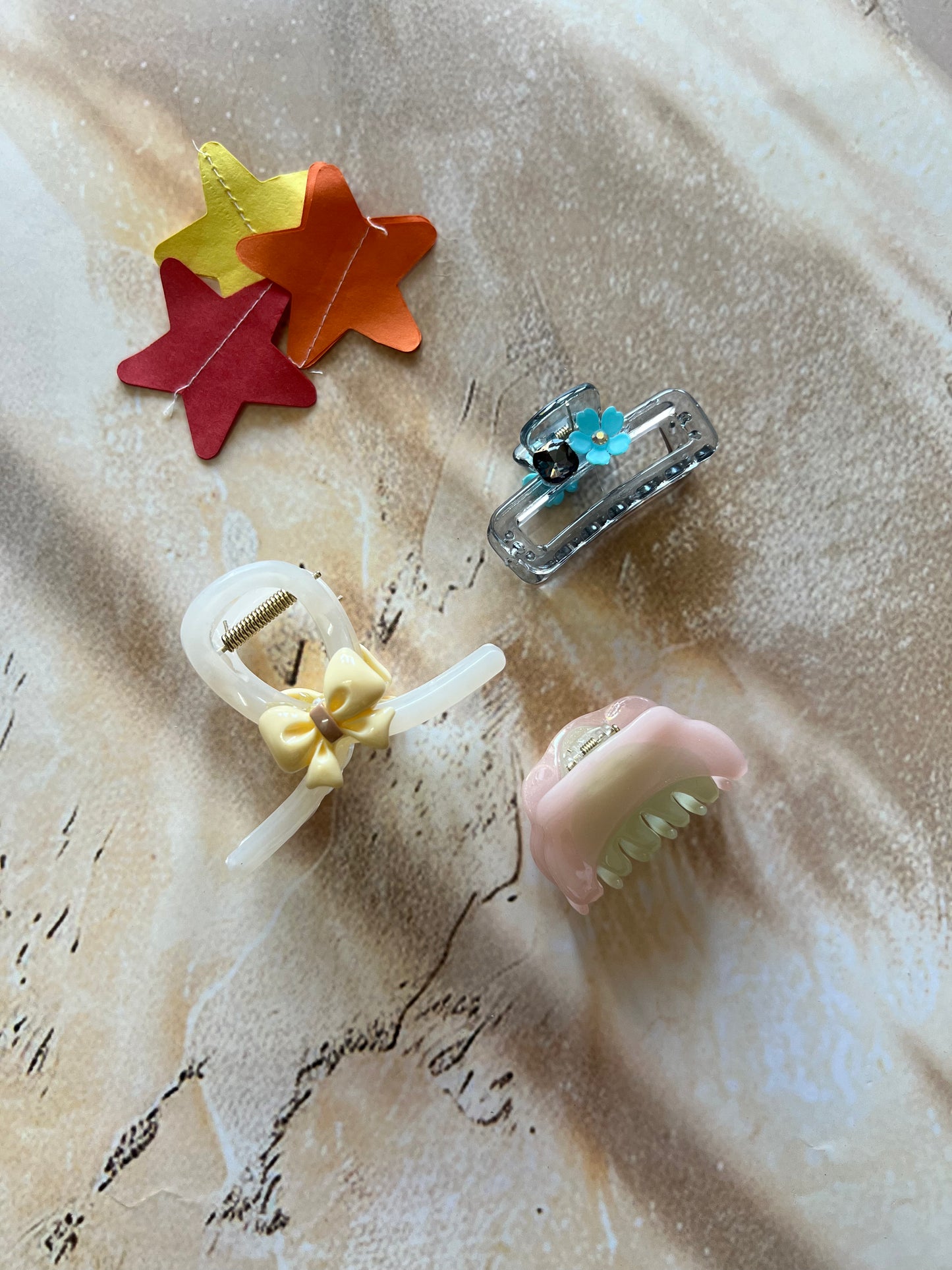DELICATE DARLING CLAW CLIPS:- PACK OF 3