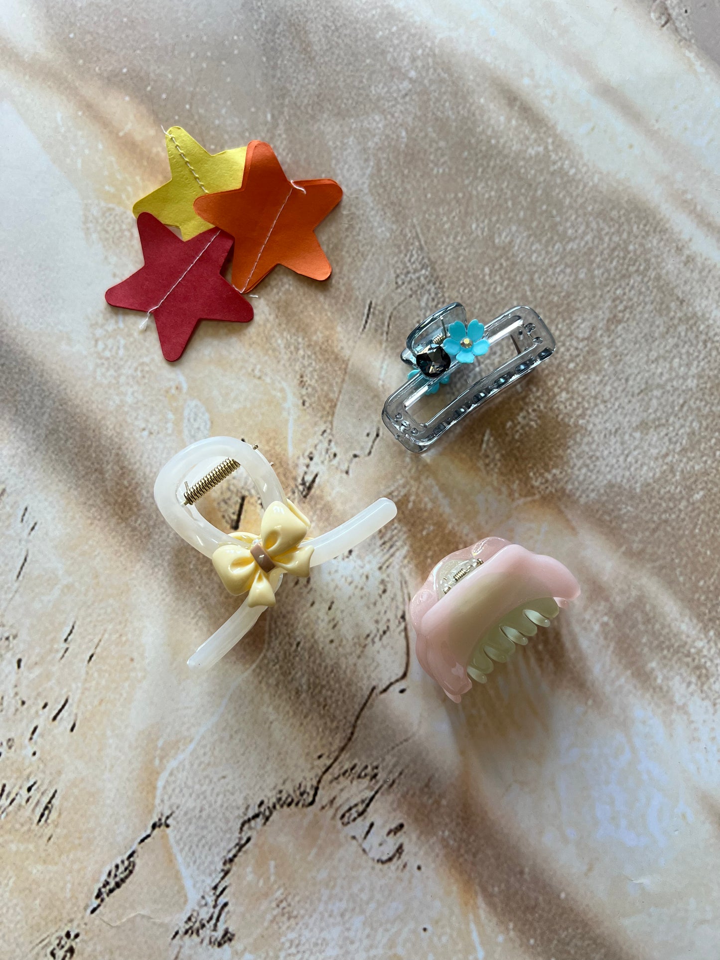 DELICATE DARLING CLAW CLIPS:- PACK OF 3