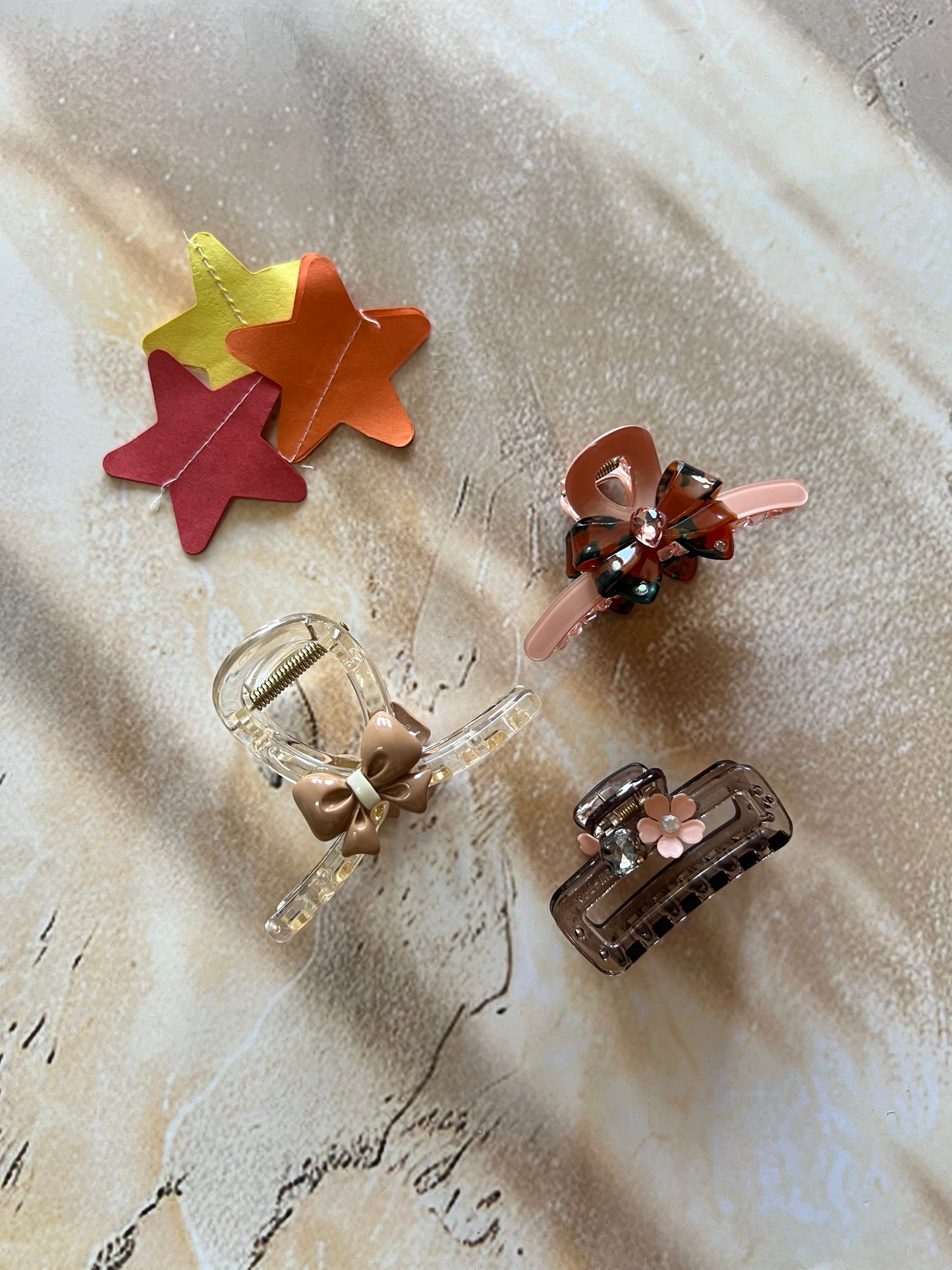 CHOCOBAR CLAW CLIPS:- PACK OF 3