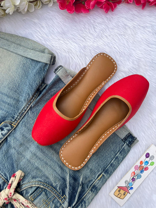 SCARLET SLIPONS (red colour)